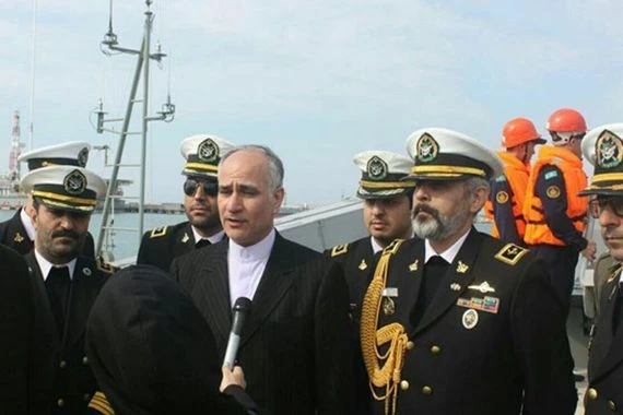 مجموعة سفن البحرية الايرانية تنهي زيارتها لكازاخستان