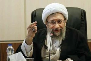 آملي لاريجاني: صبر نظام الجمهورية الاسلامية ليس من موقف الضعف