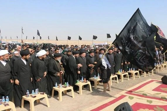 انطلاق مسيرة الأربعين من آخر منطقة في جنوب العراق