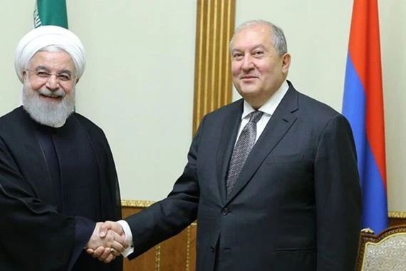 الرئيس روحاني: تطوير العلاقات مع ارمينيا من مبادئ السياسة الخارجية الايرانية
