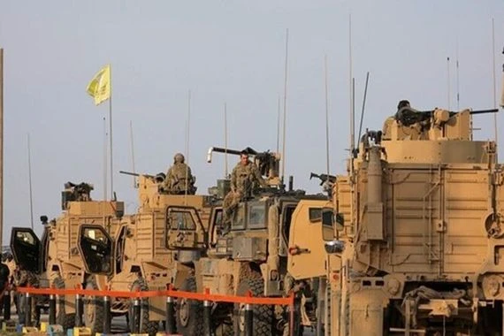 قوات أمريكية تنشر عشرات الآليات قرب حقول النفط بعد سحبها من ريفي الرقة والحسكة