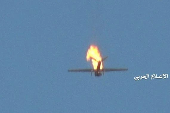 مجددا.. اليمن يسقط طائرة تجسس للعدوان قبالة نجران