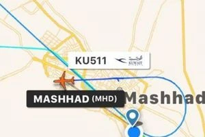 هبوط اضطراري لطائرة كويتية في طهران