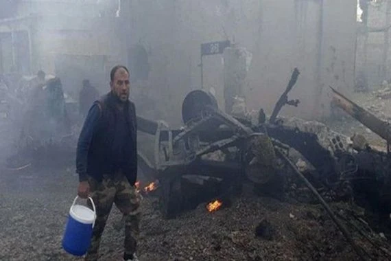 استشهاد 5 مدنيين وإصابة 15 آخرين إثر انفجار عربة مفخخة في بلدة سلوك بريف الرقة