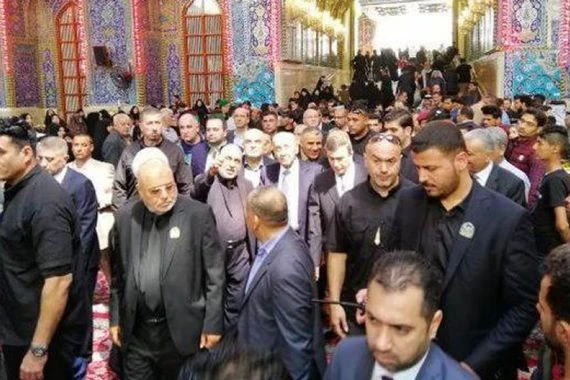 شاهد..نبيه بري يزور العتبتين العباسية والحسينية في كربلاء