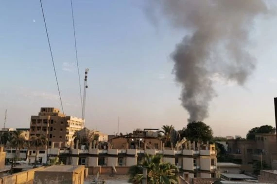 مصرع 5 اشخاص وانقاذ 46 في حريق فندق وسط بغداد