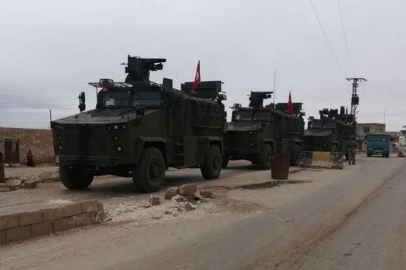 مراسل العالم: اليات عسكرية تركية تجتاز الحدود السورية