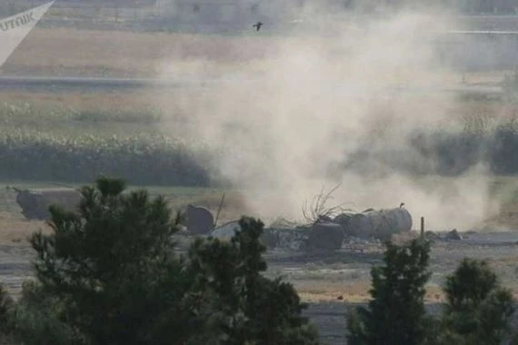 إطلاق 6 صواريخ من القامشلي السورية على بلدة تركية
