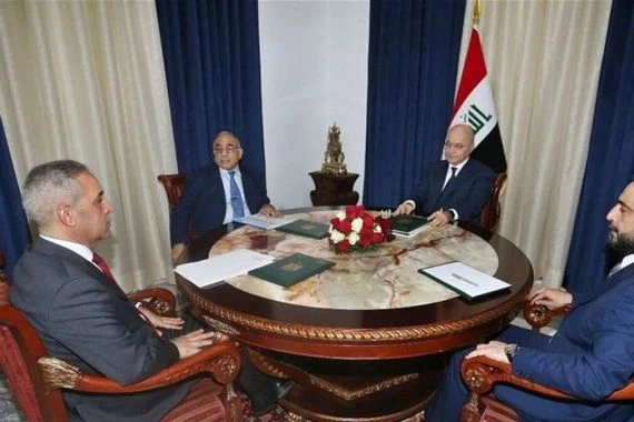 ما هي نتائج اجتماع الرئاسات الثلاث بشأن تظاهرات العراق؟