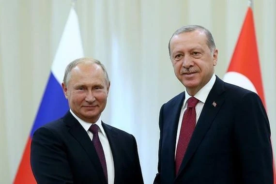 اجتماع بين أردوغان وبوتين 22 أكتوبر حول سوريا