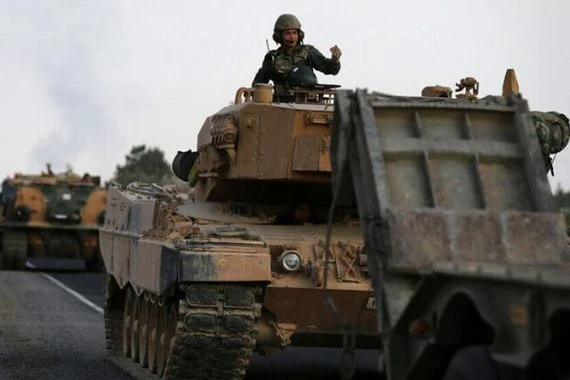 مقتل عددا من المسلحين أكراد في هجوم تركي شمال سوريا