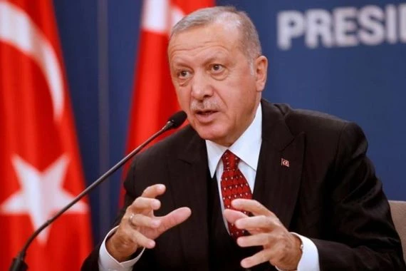 اردوغان يؤكد انسحاب الأكراد من المنطقة المتفق عليها
