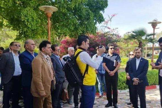 ممثلو إيكو يتفقدون منشآت البنية التحتية الرياضية في كيش الايرانية