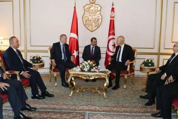 لقاء ثلاثي يجمع قيس سعيد وفائز السراج وأردوغان