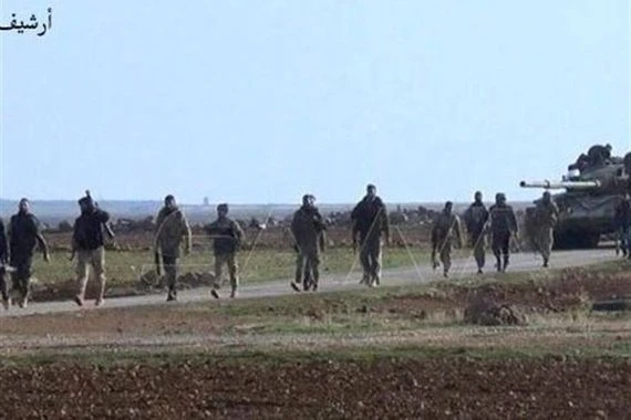 وحدات من الجيش السوري تتحرك باتجاه الشمال لمواجهة العدوان التركي