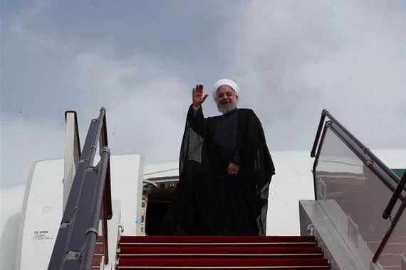 روحاني يتوجه إلى أذربيجان يوم غد الخميس