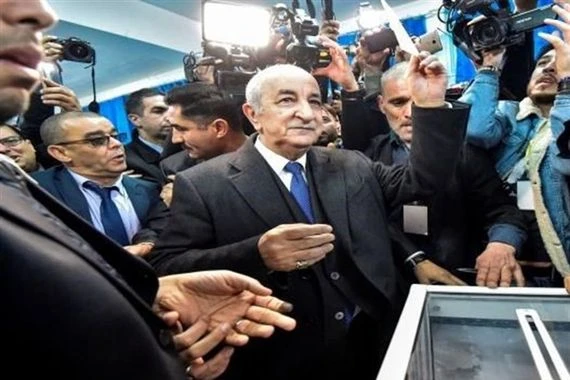 فوز عبد المجيد تبون في الانتخابات الرئاسية الجزائرية