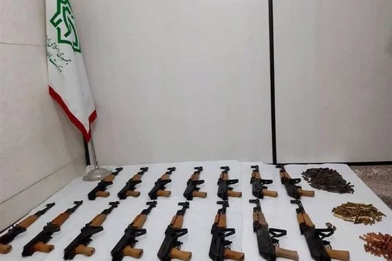 ضبط شحنة أسلحة في  جوانرود  غرب ايران