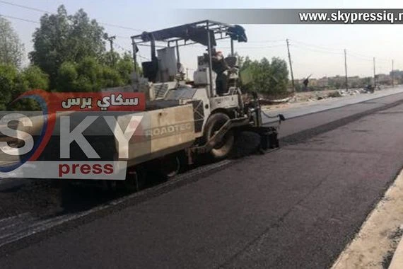 حملة كبيرة في بغداد لأكساء شوارع الزعفرانية