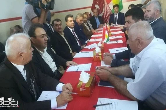 بغياب الديمقراطي.. بدء اجتماع الاحزاب الكردية لبحث انشاء قائمة موحدة في كركوك