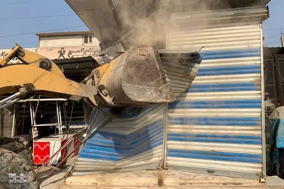 أمانة بغداد تعلن إزالة أكثر من 50 تجاوزا في أشهر سوق شعبي شرقي العاصمة