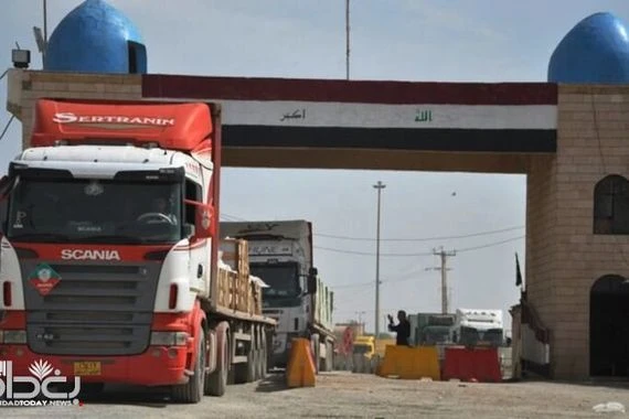عودة النشاط التجاري عبر منفذ الشلامجة الحدودي بين العراق وإيران