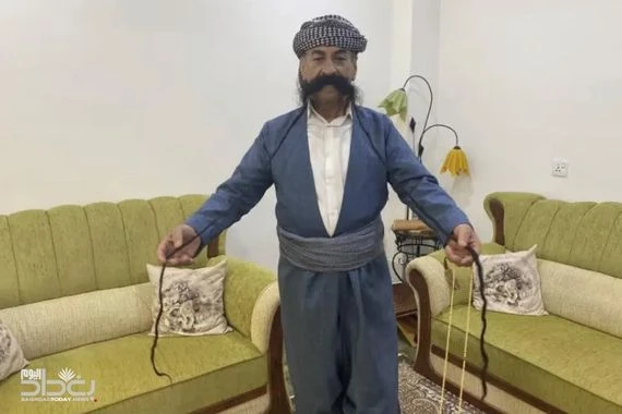 عمره 73 عاماً.. من هو صاحب أطول شارب في العراق؟