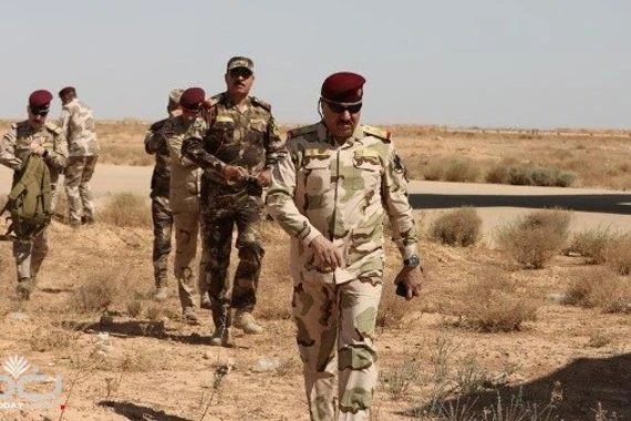 العمليات المشتركة تعلن نسبة انجاز المانع الامني على الحدود بين العراق وسوريا