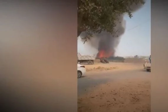 بالفيديو..حريق في مقتربات بعقوبة وفرق الإطفاء تهرع لاخماده