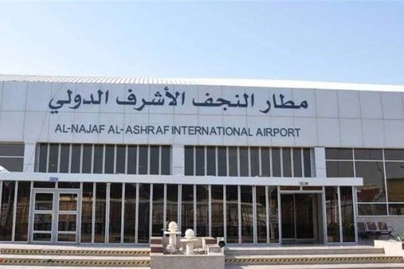 مطار النجف يرد على أنباء تحويل رحلاته الى بغداد
