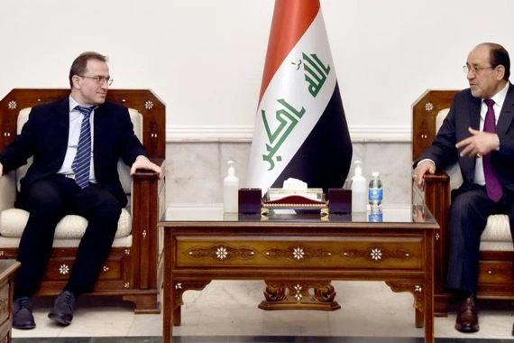 المالكي يدعو إلى زيادة التعاون بين بغداد وموسكو في مختلف المجالات