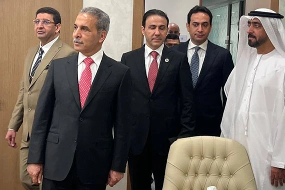 رئيس مجلس القضاء الأعلى يبحث في أبو ظبي التعاون الثنائي بين البلدين