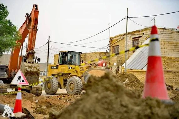الإعمار توضح أبرز الأعمال بمشروع مجاري الديوانية الكبير ونسبة إنجازه