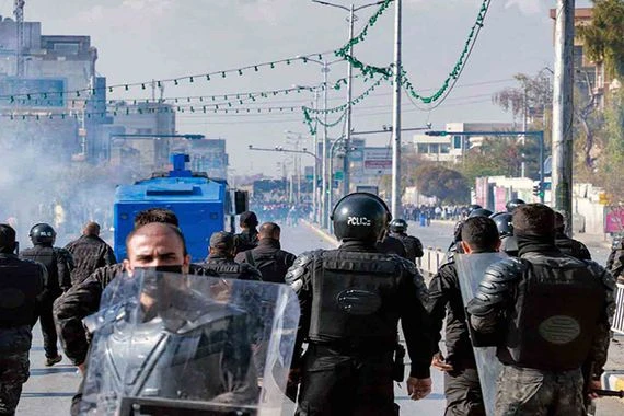 انتشار عسكري يسبق تظاهرات كردستان