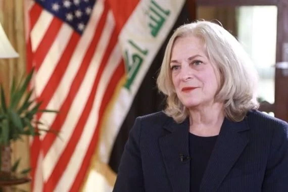 النجباء: سفيرة الشر الأميركية تمارس اعمالا تخريبية في العراق