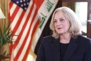 النجباء: "سفيرة الشر الأميركية" تمارس اعمالا تخريبية في العراق