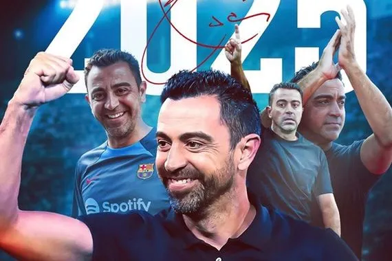 برشلونة يجدد عقد مدربه حتى 2025