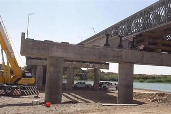 انشاء جسر لمواجهة خطر فيضانات المحتملة في وادي حوران