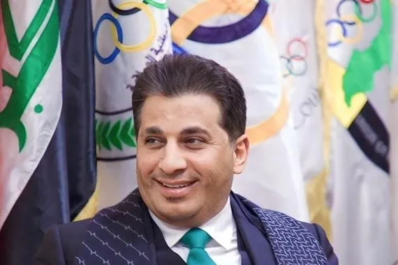 عقيل مفتن يباشر أعماله رئيساً للجنة الأولمبية العراقية