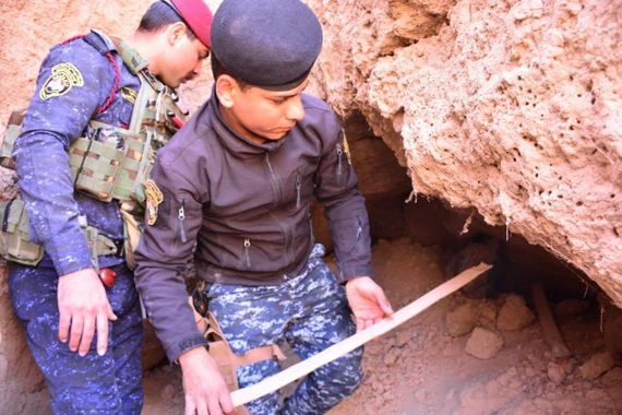 الاتحادية تنفذ عمليات تفتيش تعثر خلالها على عبوة ناسفة ومساطر تفجير في كركوك