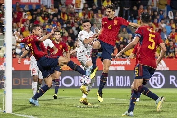 سويسرا تضرب إسبانيا بثنائية في دوري الأمم الأوروبية