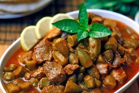 مرقة البامية العراقية على اصولها.. سهلة و لذيذة