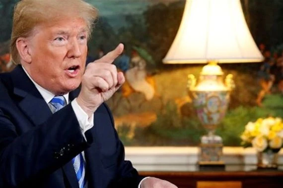 ترامب يوجه انتقاداً لسياسات بايدن ويصف أمريكا بـ"مكب للنفايات"