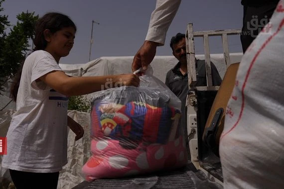 صور.. هجرة دهوك تستقبل مايزيد عن 1200 عائلة نازحة من سنجار وتتوقع المزيد