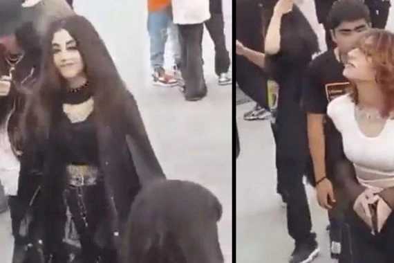 الشرطة الايرانية تعتقل مراهقات نزعن الحجاب في مناسبة رياضية (فيديو)