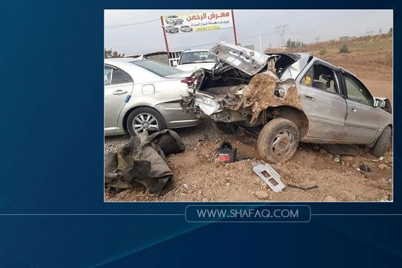 مصرع واصابة 3 مدنيين بحادث سير في ديالى