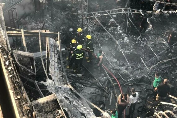 حريق كريستال أربيل .. الدفاع المدني يخمده ويحدد السبب ومدير الفندق: سنعود أفضل