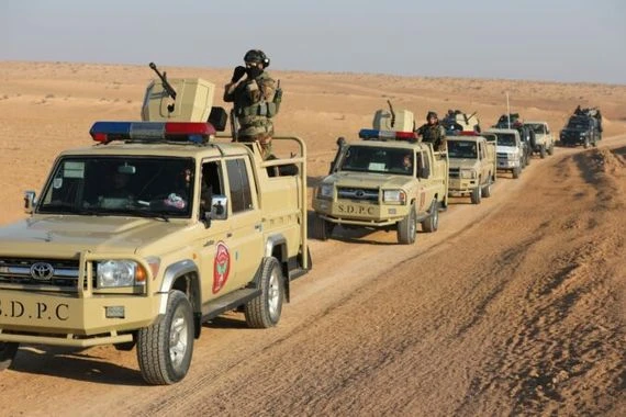 انطلاق عملية أمنية للحشد في جبال حمرين (صور)