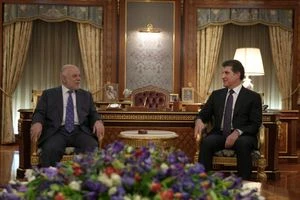 مباحثات سياسية بين رئيس اقليم كوردستان والعبادي