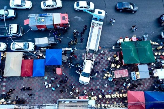 حادث مروري يسبب ازدحاماً في اشهر شوارع السليمانية ومقتل وإصابة 3 اشخاص في كرميان